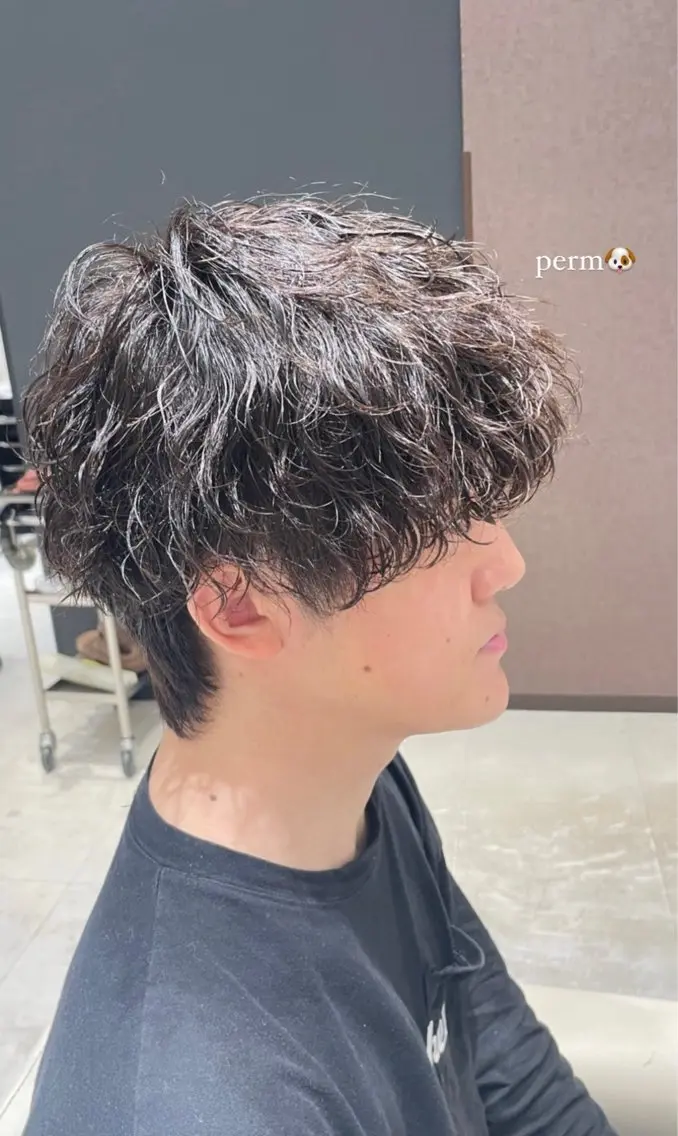 パーマ メンズ K-two谷町❄️ hinaのヘアスタイル
