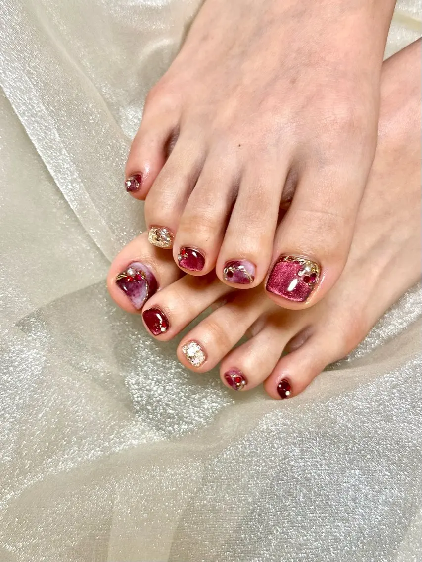 ネイル フットネイル tomozo. nailのネイルデザイン
