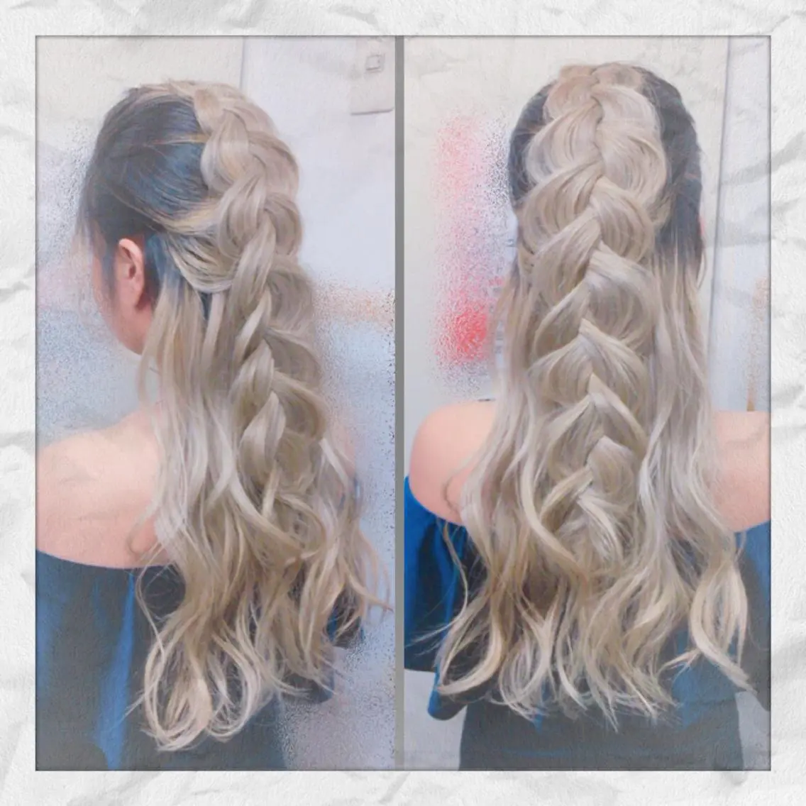 ロング ヘアアレンジ ハーフアップ ヘアセット ヘアセット/着付け 𓇼 まつもと𓇼のその他イメージ