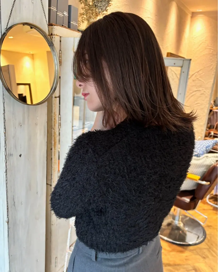 似合わせカット＋白髪ぼかしケアカラーの写真