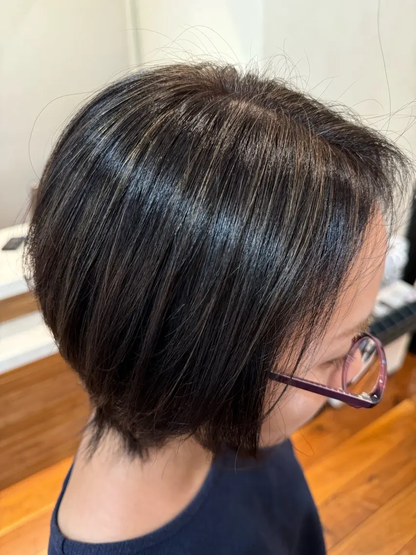 ショート カラー カット ヘアカラー トリートメント 白髪率別白髪ぼかし /なおき/表参道のヘアスタイル