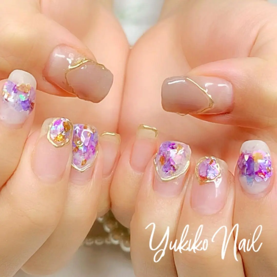 ネイル ニュアンスネイル ユキコ ネイルのネイルデザイン