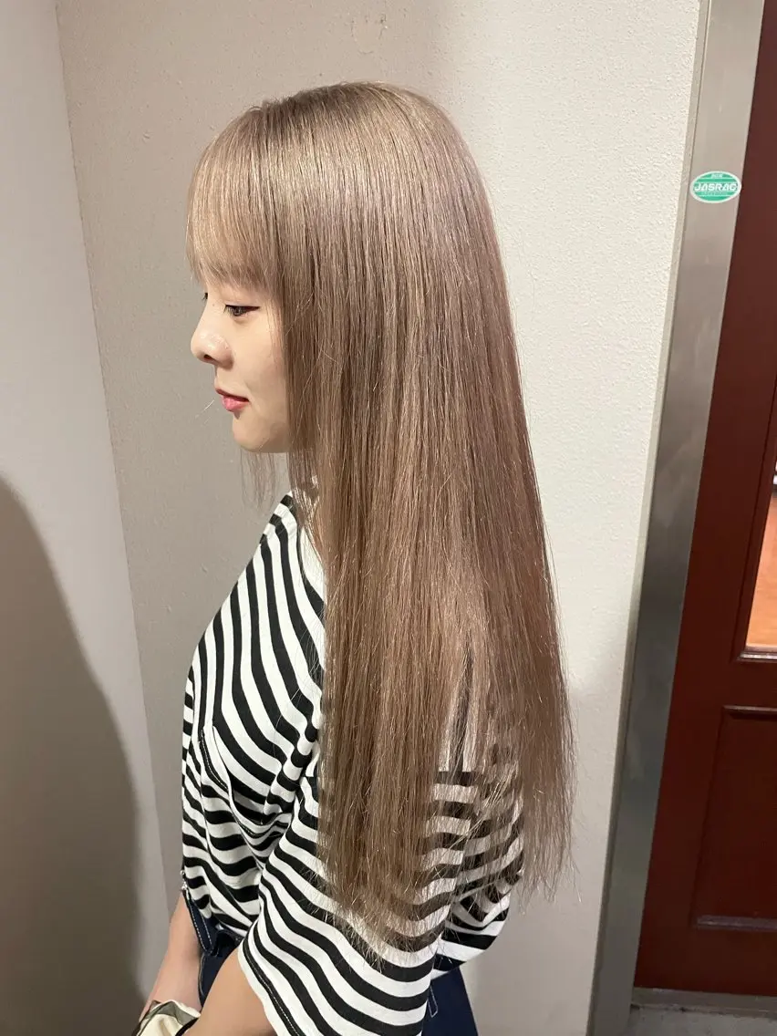 ロング ヘアカラー トリートメント 奥野JAPAN🌈 艶髪カラーのヘアスタイル