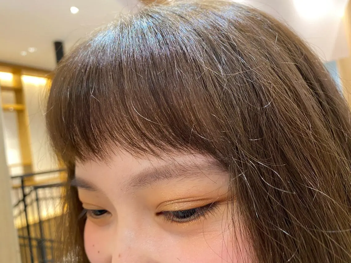 カット +前髪縮毛矯正の写真