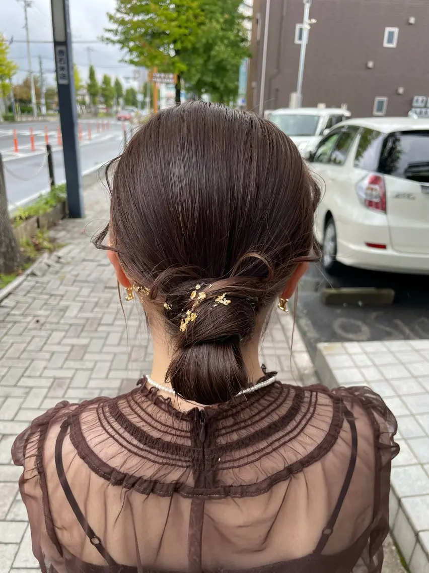 ヘアアレンジ オノ アカネのヘアスタイル
