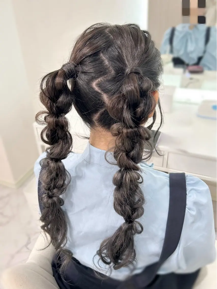 ロング ヘアアレンジ ヘアセット専門店 Rのヘアスタイル