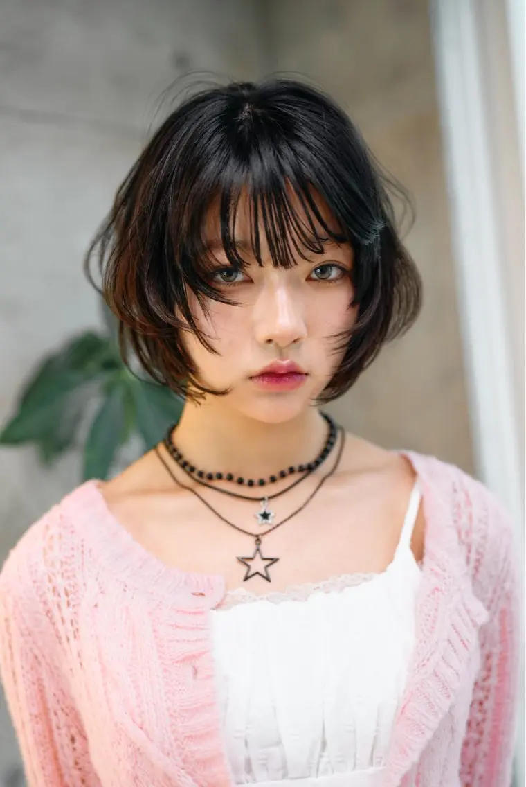ショート カット レイヤー/ナチュ盛 カラー/ことこ🍎のヘアスタイル