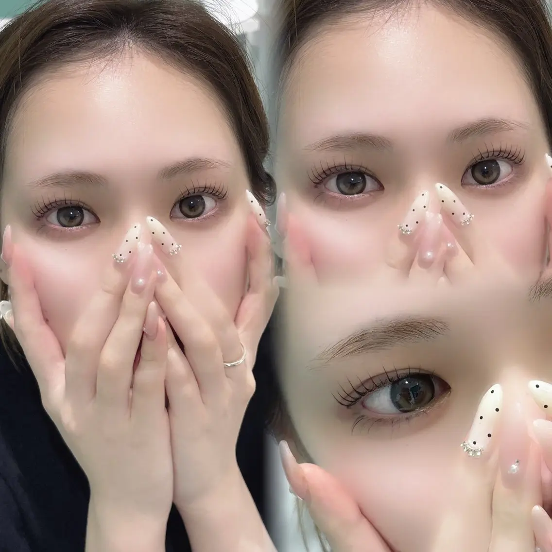 マツエク・マツパ マツパ yuna🍒/まつぱ /束感/眉毛/栄のマツエク・マツパデザイン