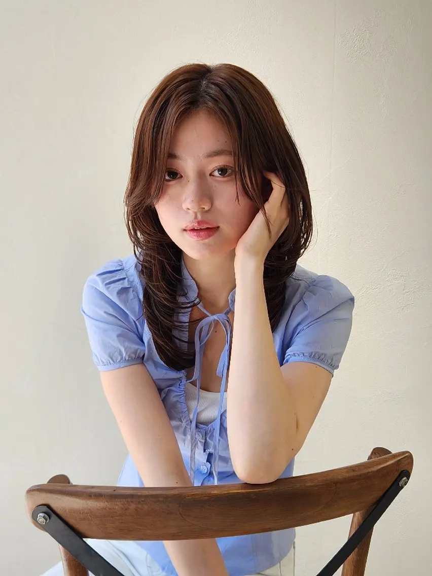 ミディアム トリートメント 沢田 真臣のヘアスタイル