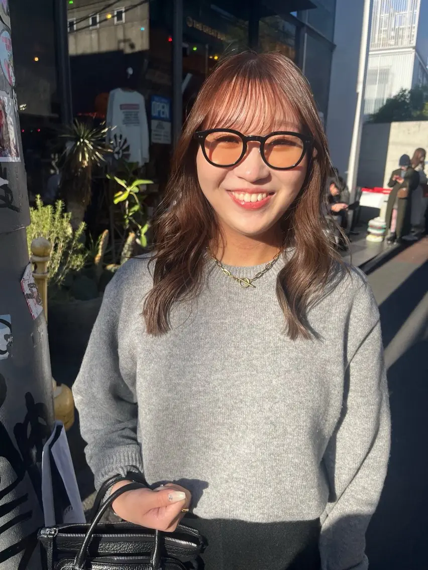 ロング レイヤーカット\ウル フ　chinatsuのヘアスタイル
