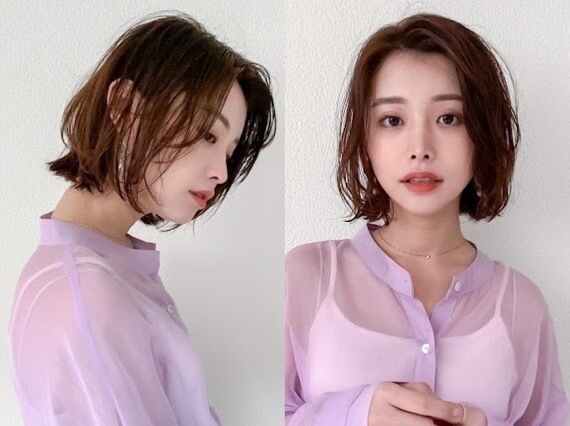 ショート カラー カット ヘアカラー 🌈髪質改善🌈 過去の1艶サラ体験✨のヘアスタイル
