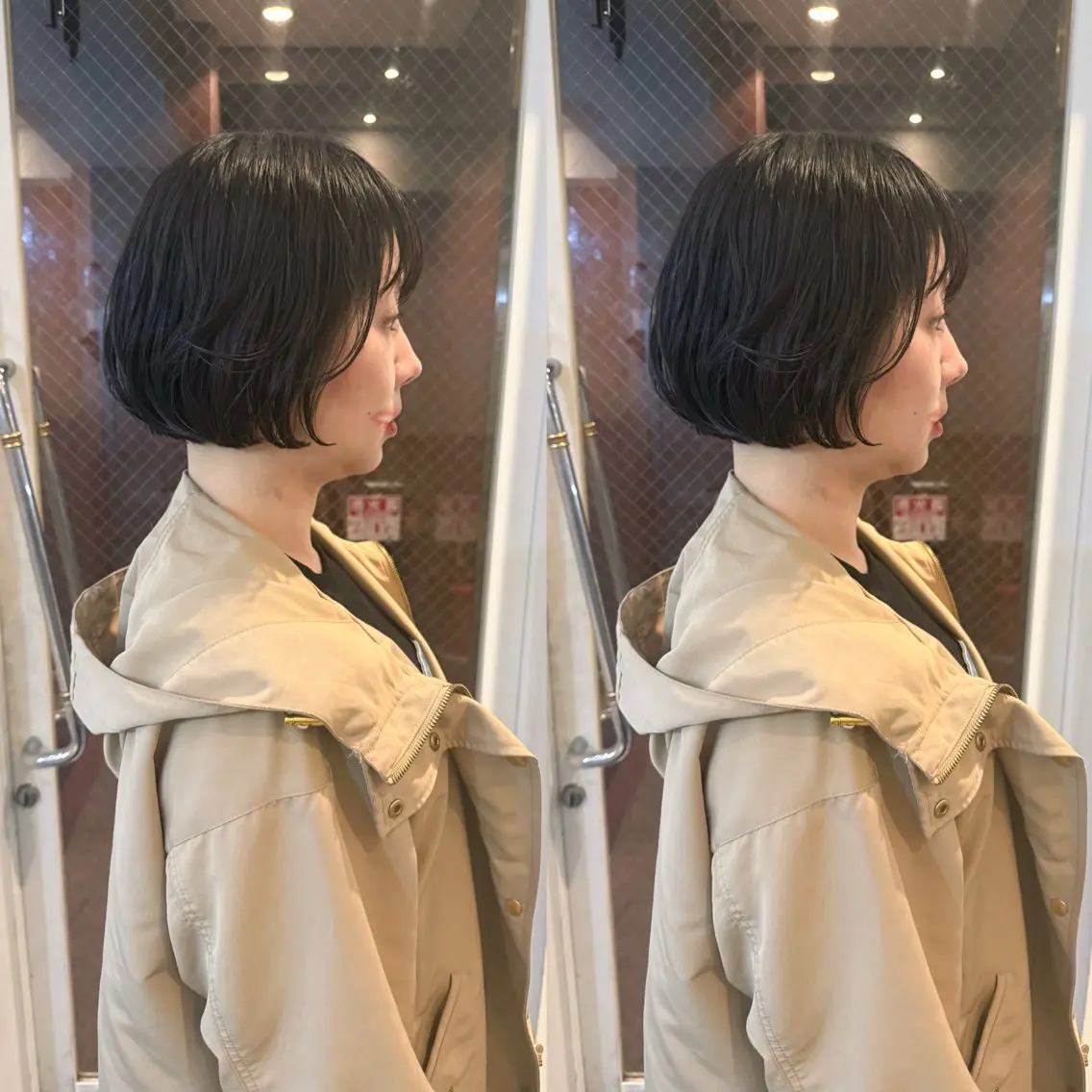 ミディアム ミディアムパーマ ボブ ヘアカラー Kurumi🌙韓国 レイヤー/艶感カラーのヘアスタイル