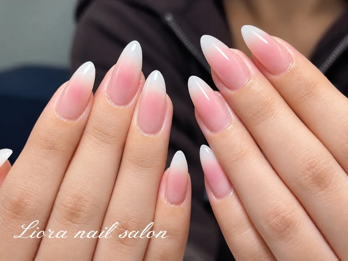 ネイル チークネイル フットネイル フレンチネイル ジェルネイル ガーリー ハンドネイル Liora nailのネイルデザイン