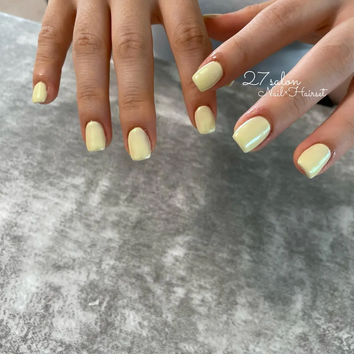ネイル オーロラネイル 27salon yuinaのネイルデザイン