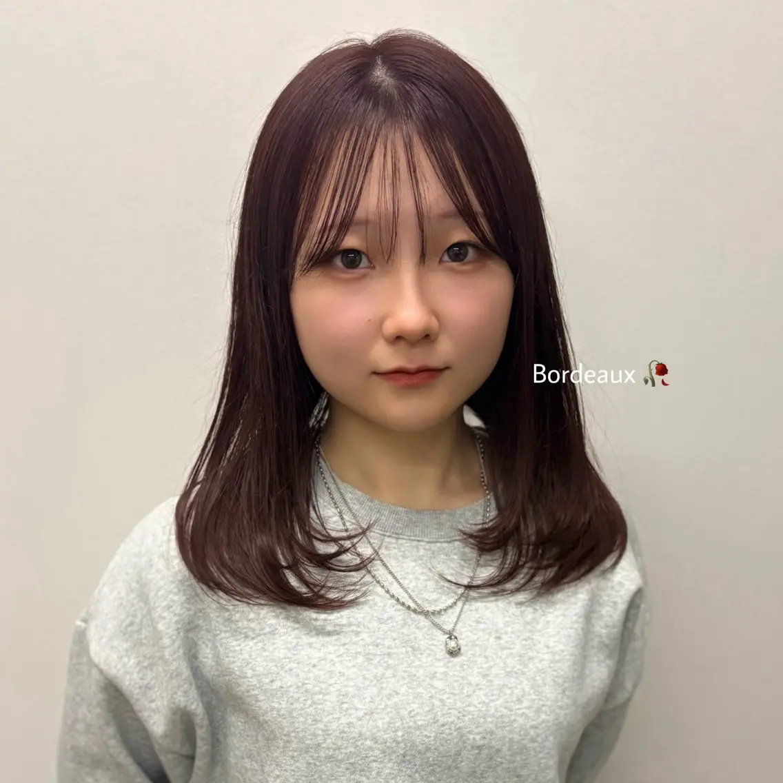 セミロング カラー ヘアカラー 透明感カラー/艶髪/ 髪質改善/YUI🫧のヘアスタイル