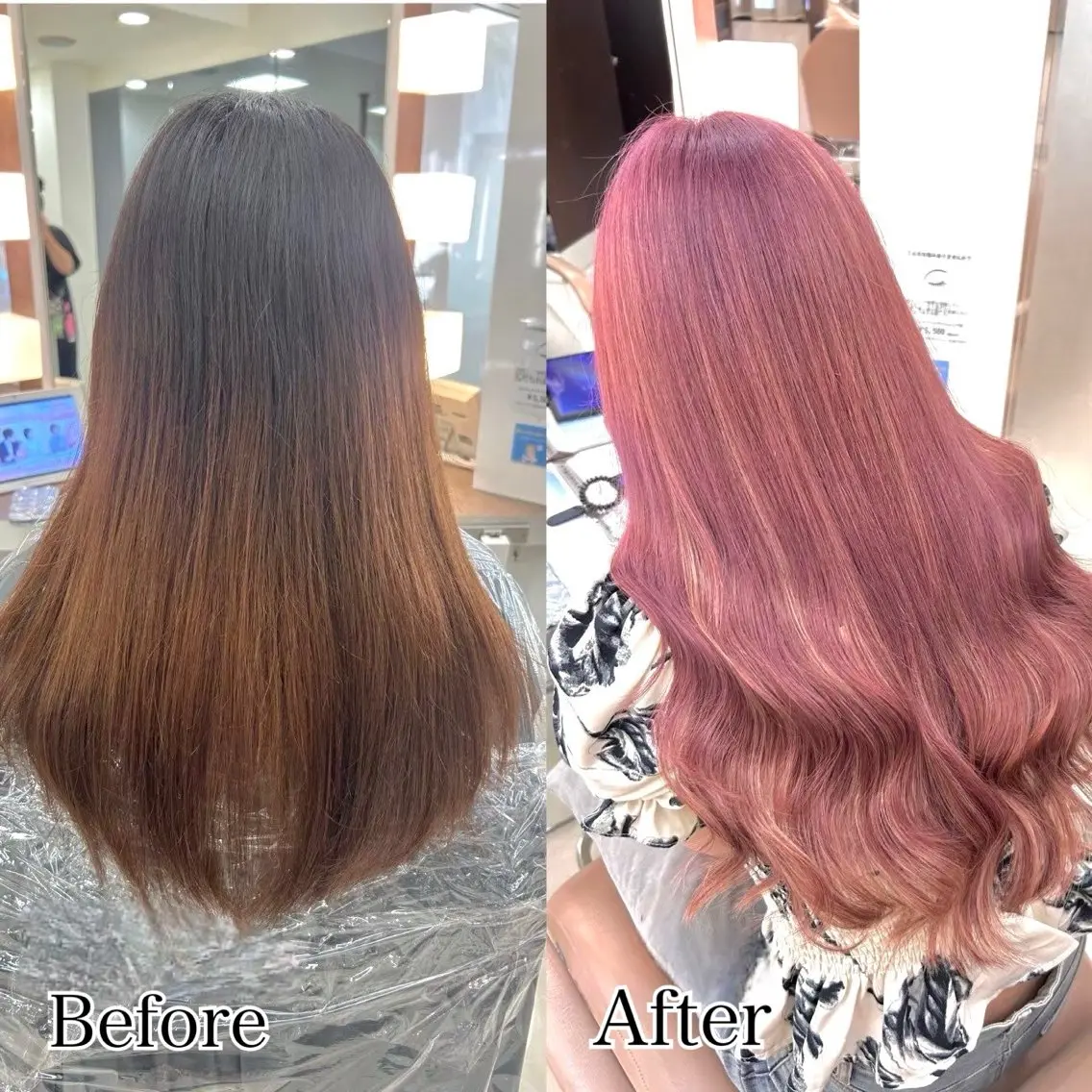 ヘアメ🎀ハイトーン 🩵エクステ🪄しほのヘアスタイル