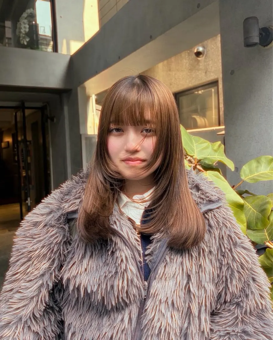 ꒰ঌ カット＋カラー＋treatment ໒꒱の写真