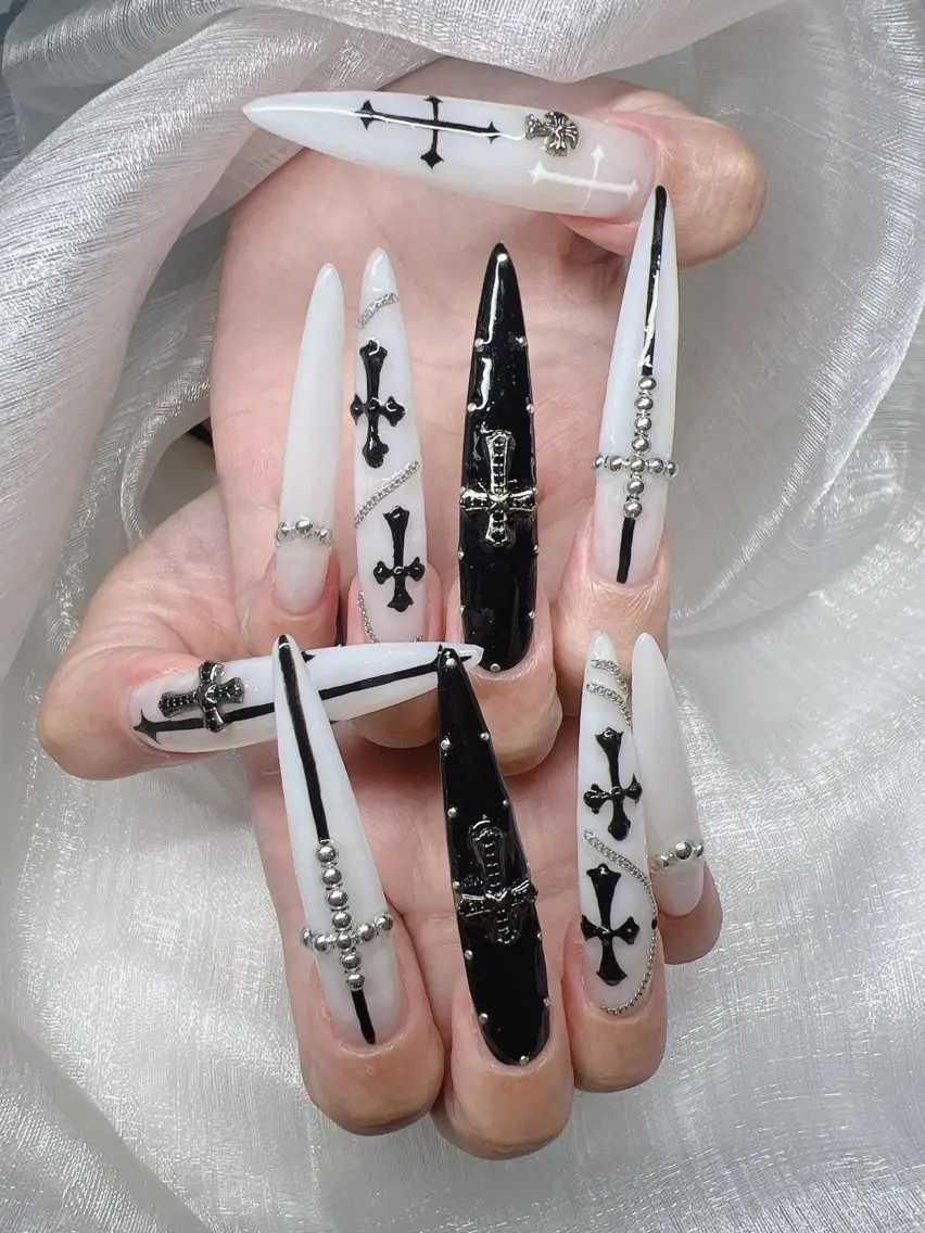 ネイル 長さ出し グラデーション キラキラネイル マグネットネイル ニュアンスネイル Lee Nails チップ長さだし専門店のネイルデザイン
