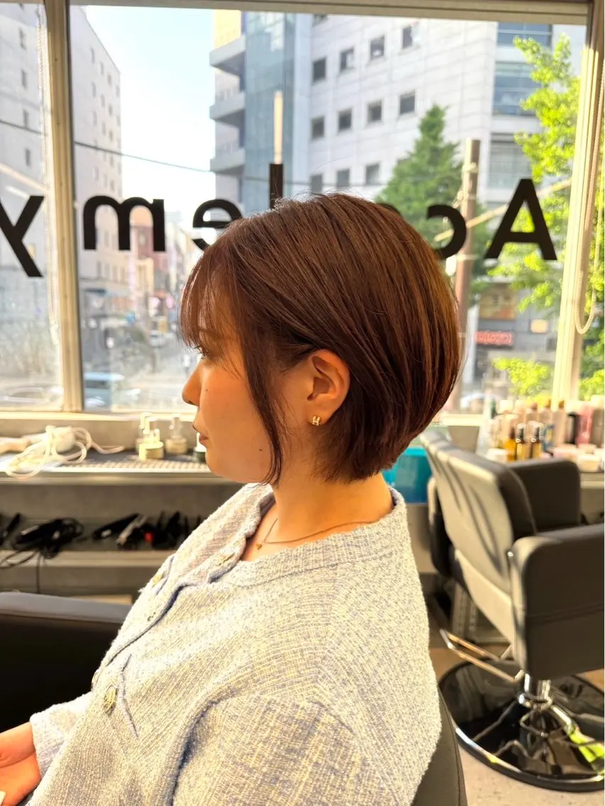 ショート ショートヘア 小顔カット カット 🦥じゅんぺい∕ショ ート∕パーマ∕艶髪✨のヘアスタイル