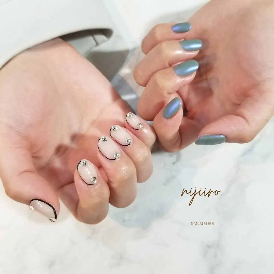ネイル ハンドネイル nijiiro🌈 サトウのネイルデザイン