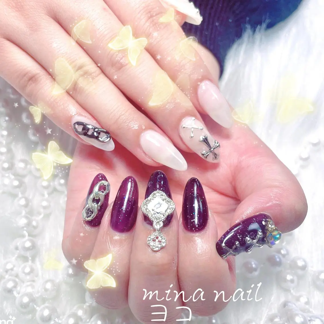 ネイル 🎀まゆ 🪽🐾のネイルデザイン