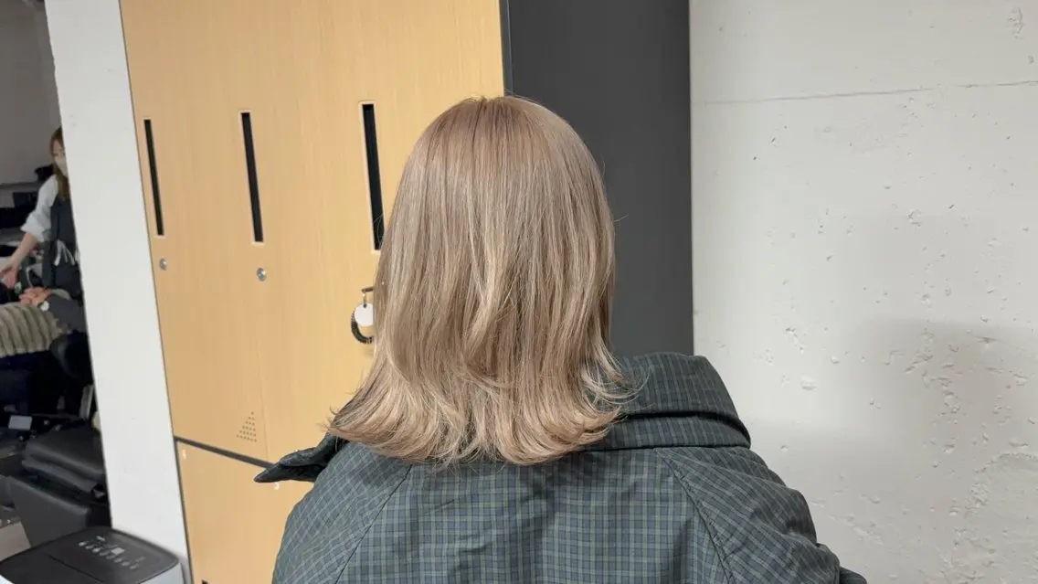 ミディアム tokute 中野真咲🐺のヘアスタイル