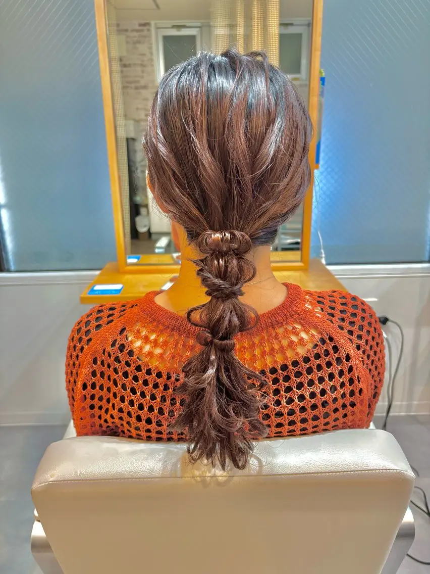 ロング rinrin 天文館のヘアスタイル