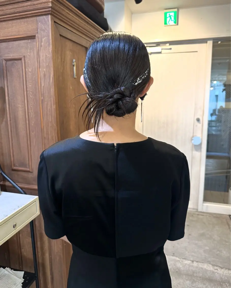 ミディアム ヘアアレンジ ヘアセット カットモデル募集中 ／HARUKA🎀のヘアスタイル