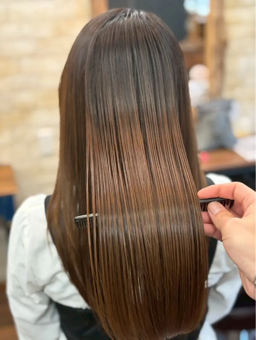 ロング ヘアカラー トリートメント みいな カラーモデル募集中！のヘアスタイル