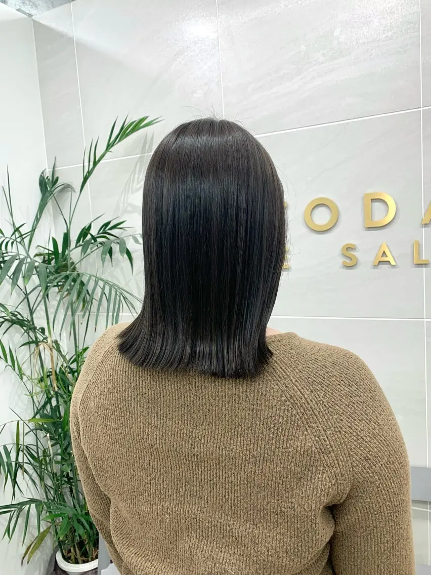 ミディアム カラー グレージュ オリーブグレージュ オリーブグレー カット ヘアカラー ヘッドスパ 本格ヘッドスパ🌿 ×ヘア 佐藤のヘアスタイル