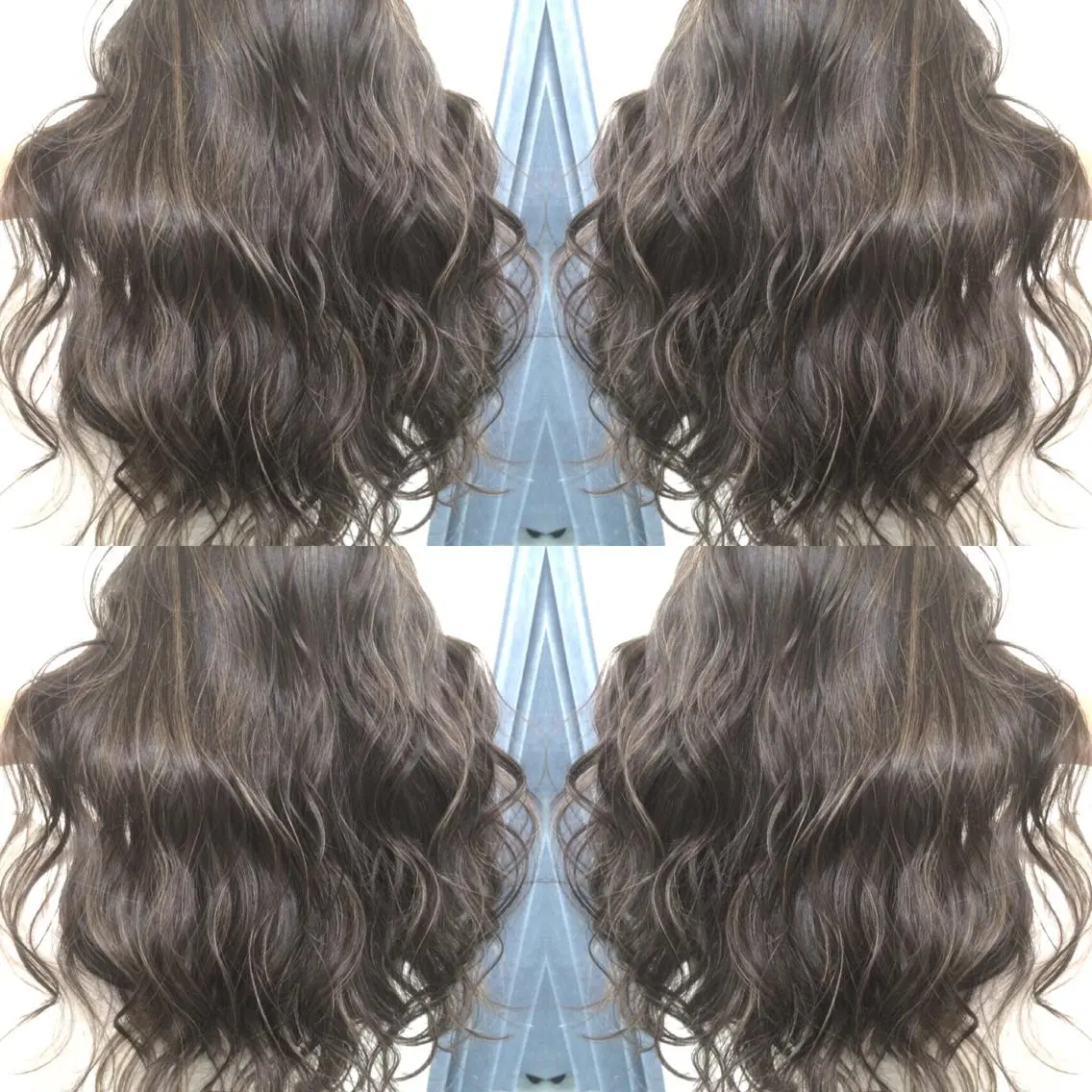 ロング カラー 井上 一平のヘアスタイル