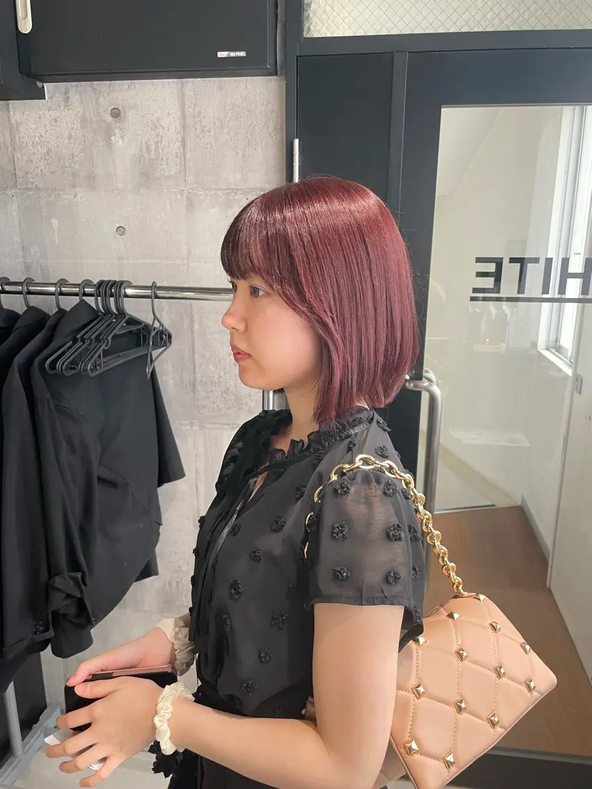 ショート カラー ピンクカラー カット ヘアカラー トリートメント 🫧透明感/美髪🫧 Hiroakiのヘアスタイル