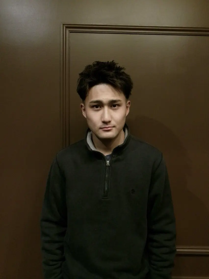 メンズ フェードカット 窪田 力也のヘアスタイル