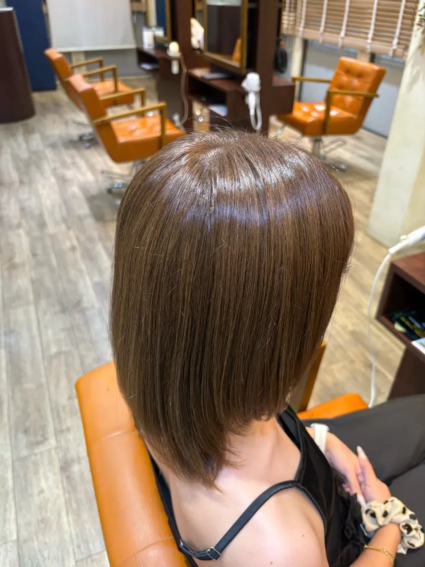 ミディアム カラー ヘアカラー 鈴木 陽翔のヘアスタイル
