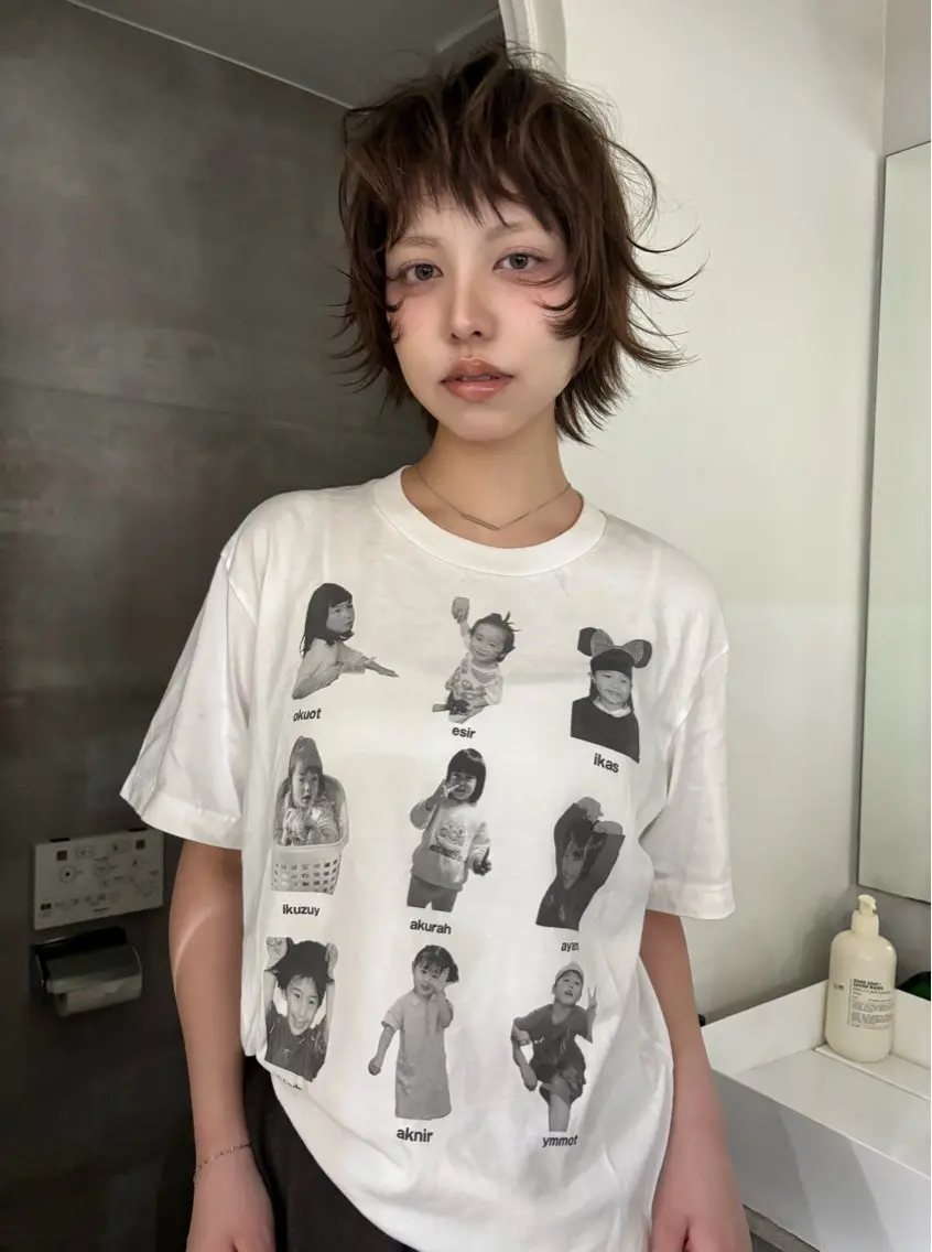 ショート kanon レイヤー・ボブのヘアスタイル