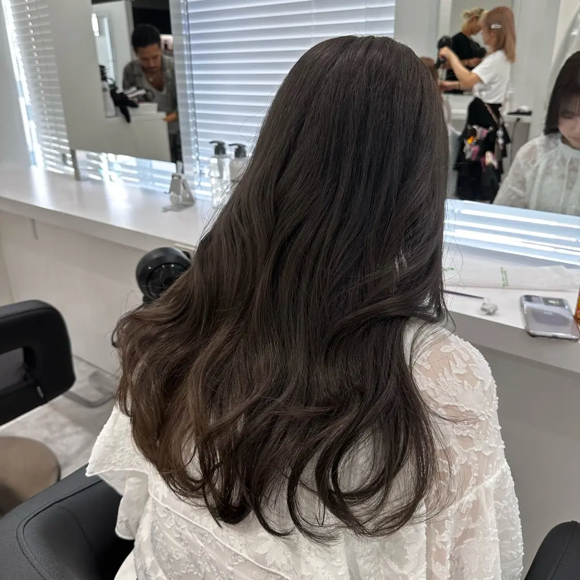 ミディアム カラー ヘアカラー ♡上品韓国髪♡ブラ ウン/SAYATOのヘアスタイル