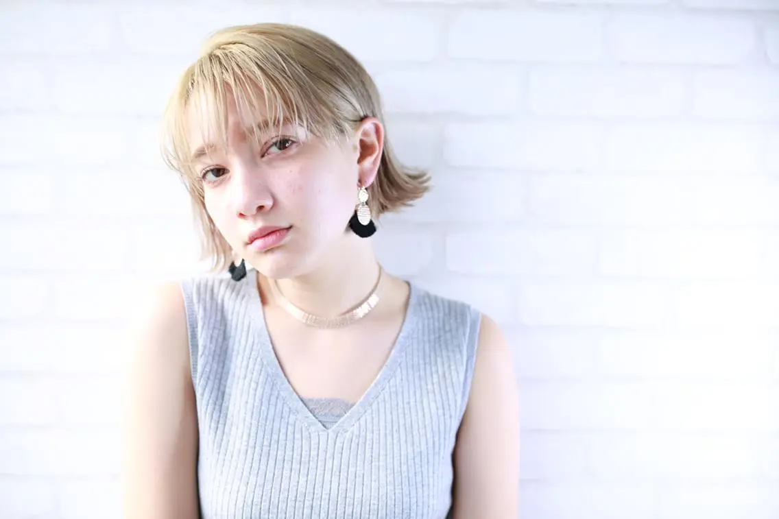 ミディアム カラー パーマ ヘアアレンジ 大久保寿高✨ なりたい色を叶える✨のヘアスタイル