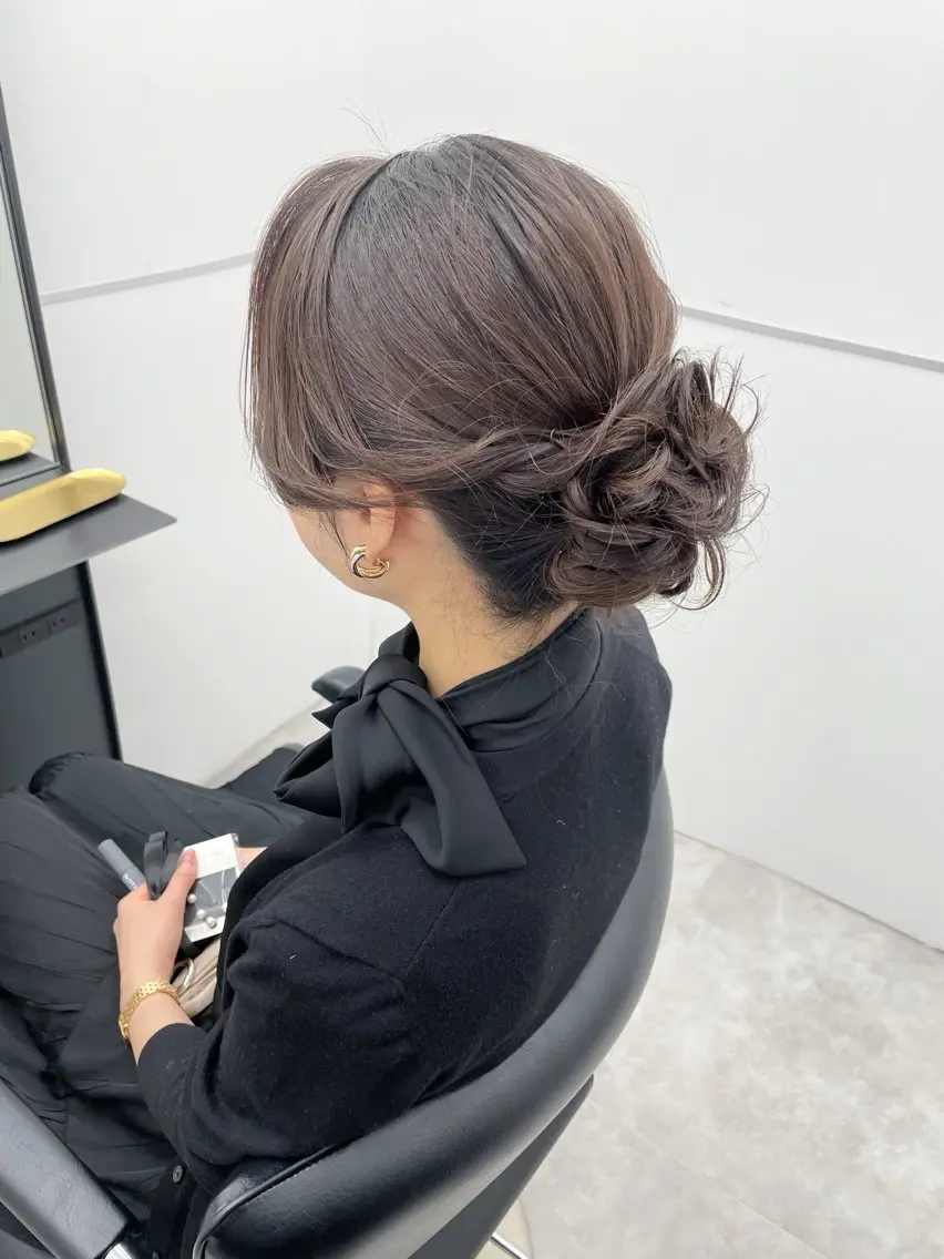 ミディアム 石川 理恵のヘアスタイル