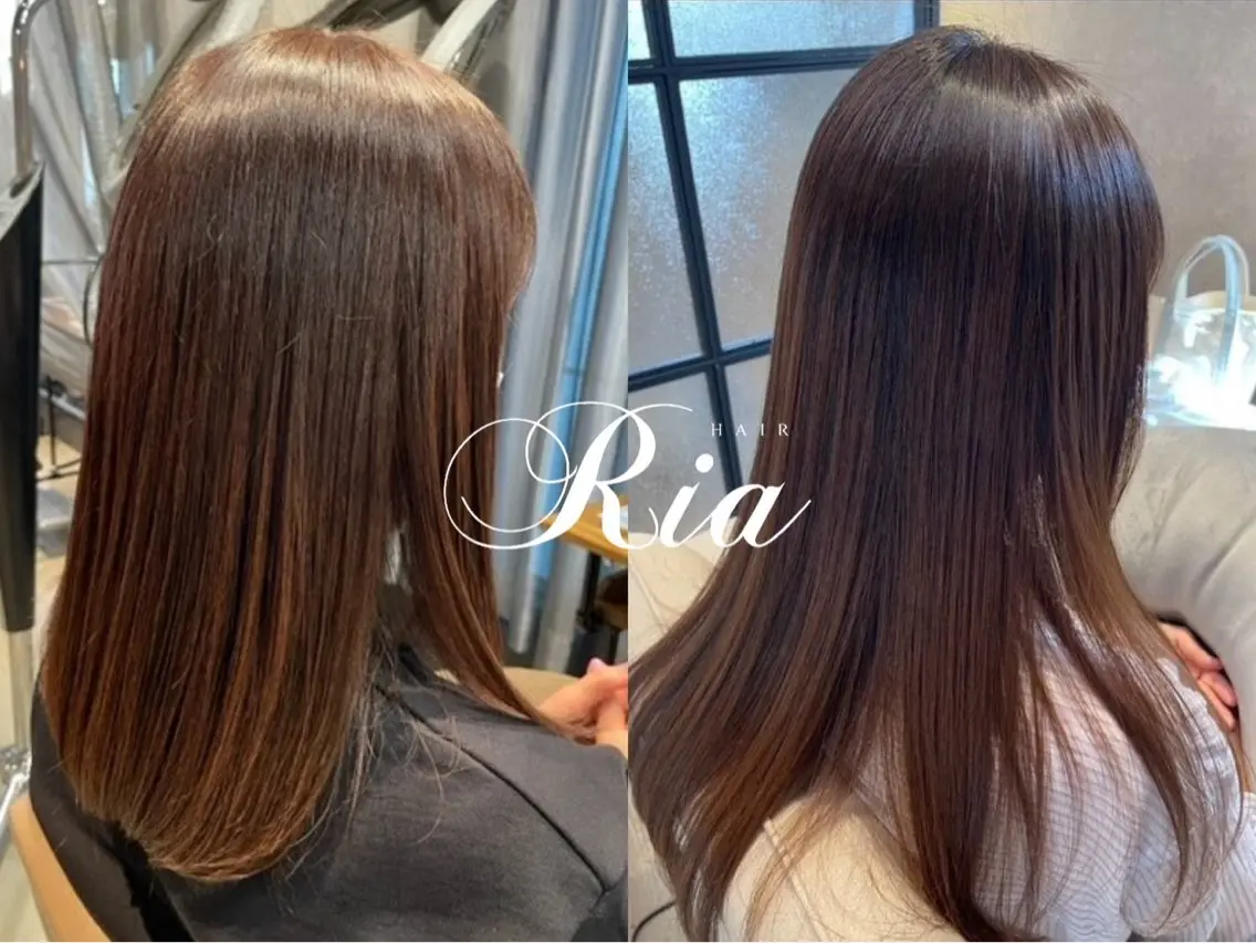 ロング カラー 透明感カラー 髪質改善 似合わせカット 上木 教司のヘアスタイル