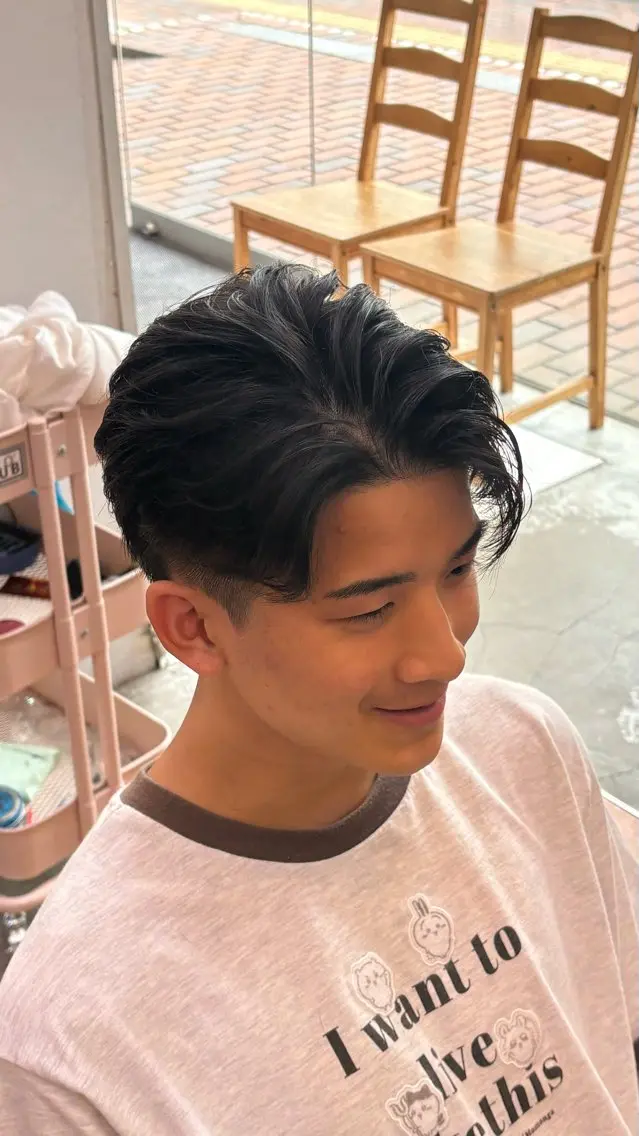メンズ カット 🔥メンズ特化🔥 短髪パーマzionのヘアスタイル