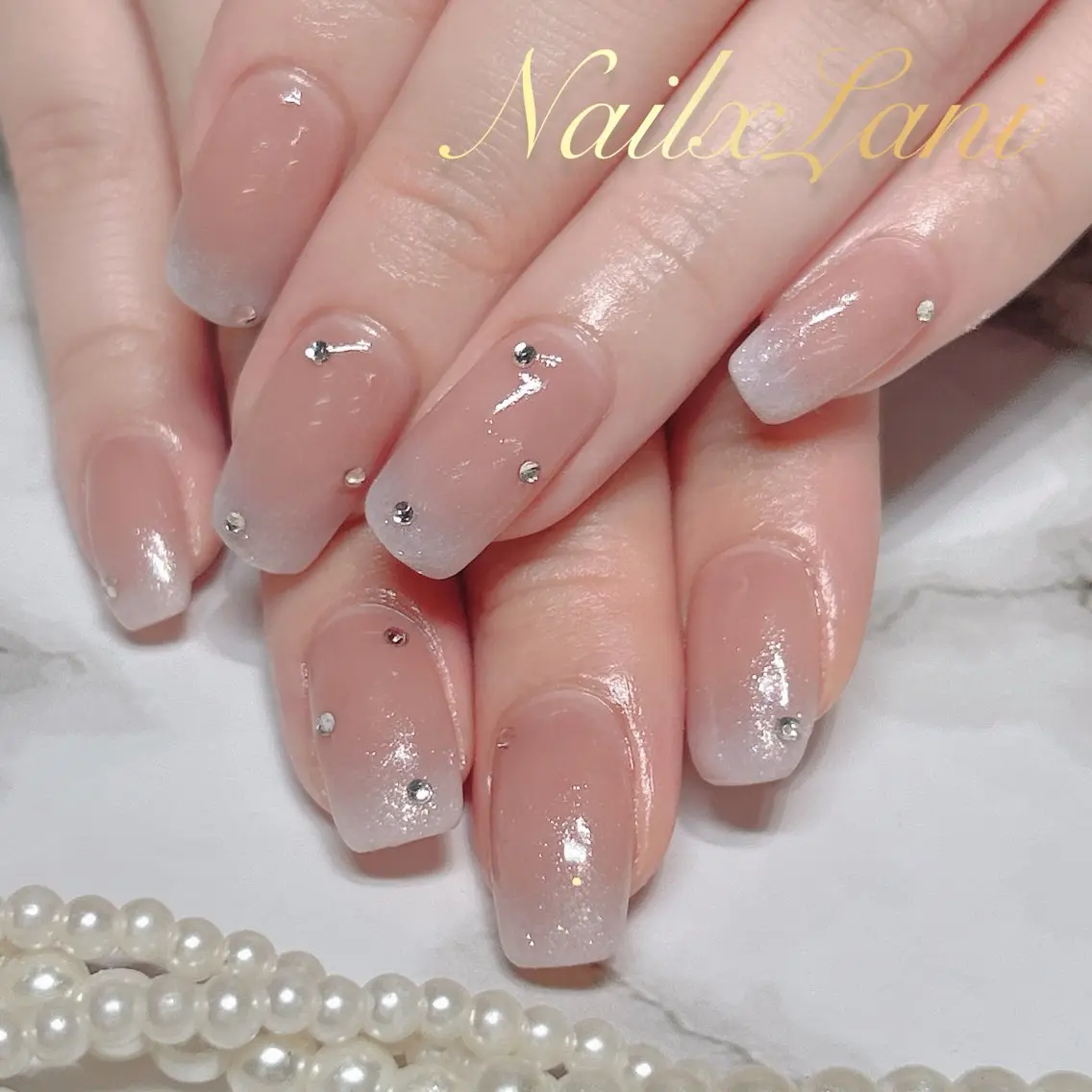 ネイル フットネイル ジェルネイル マグネットネイル パラジェル ハンドネイル Nail×Lani 深爪矯正対応◎のネイルデザイン