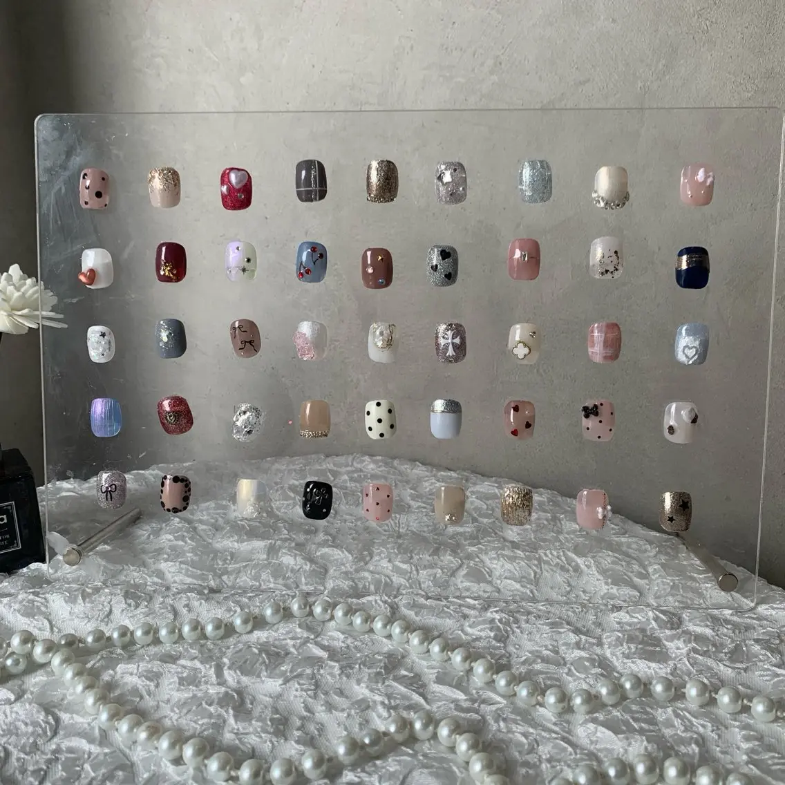 ネイル 長さ出し グラデーション 韓国ネイル ラメ(グリッター) ラメグラデーション フットネイル M2 BEAUTY アスカのネイルデザイン