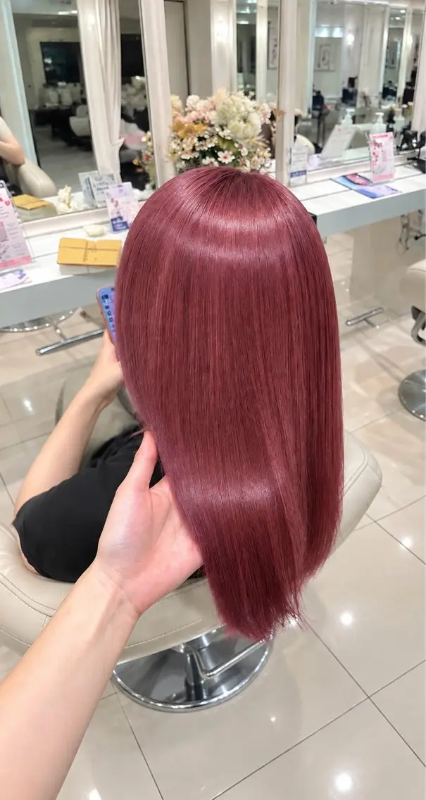 ミディアム ヘアカラー 池袋🪷/カラー/ 縮毛矯正　清楓のヘアスタイル
