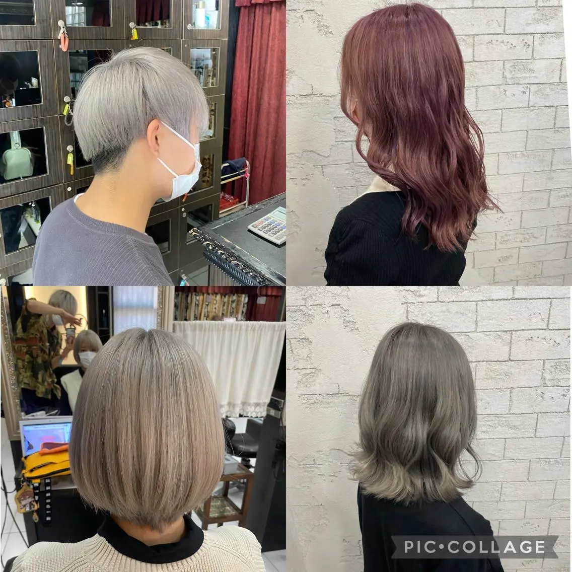 ロング カット ヘアカラー トリートメント グレージュ達人/赤み 消し/ブリーチ/岩崎のヘアスタイル