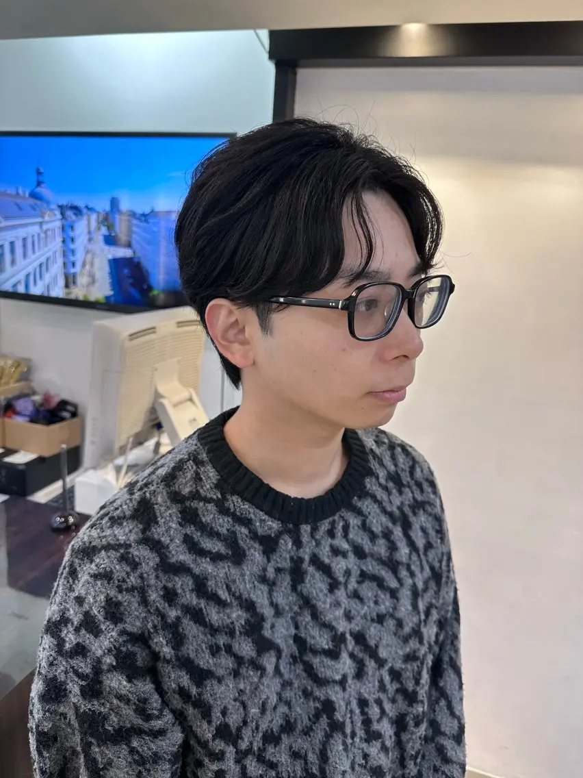 パーマ メンズ メンズパーマ mio/【日本橋】 撮影モデルのヘアスタイル