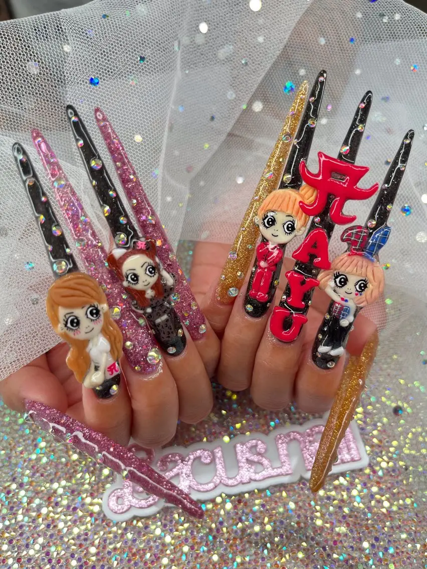 ネイル アートネイル スカルプネイル Nail Salon Lacusのネイルデザイン