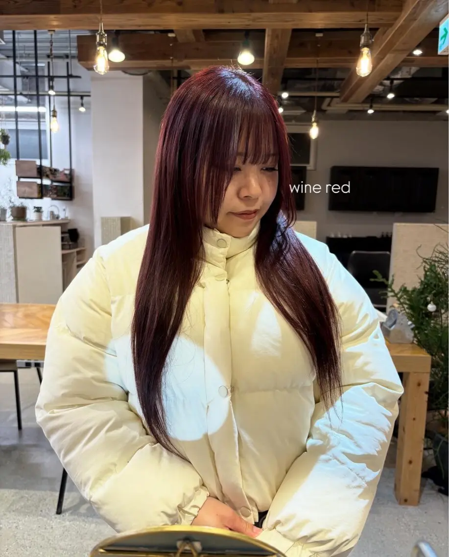 カラー 無料カットモデル募集 暖色カラー🎀のヘアスタイル