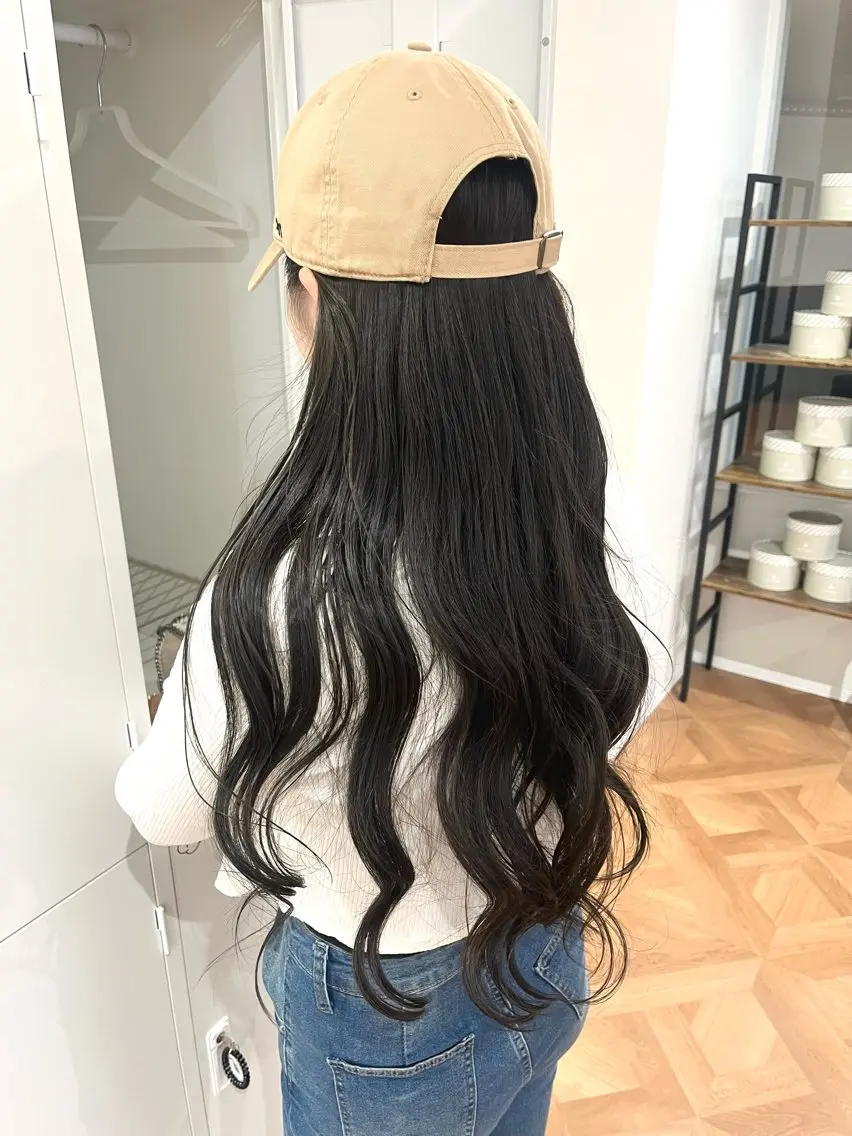 【モデル限定：カット+艶感ワンメイクカラーモデル🐱🤍✨】の写真