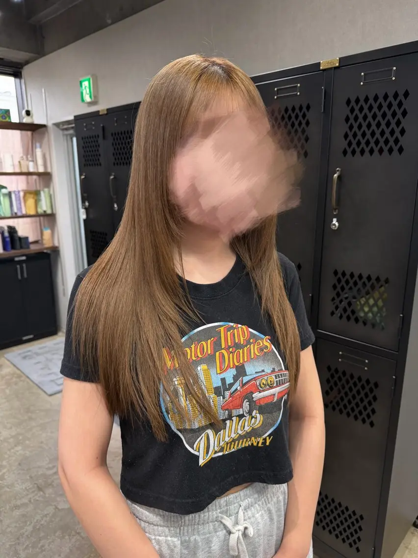 ロング レイヤーカット カット 【‪カット550円】 🌟ユズハのヘアスタイル