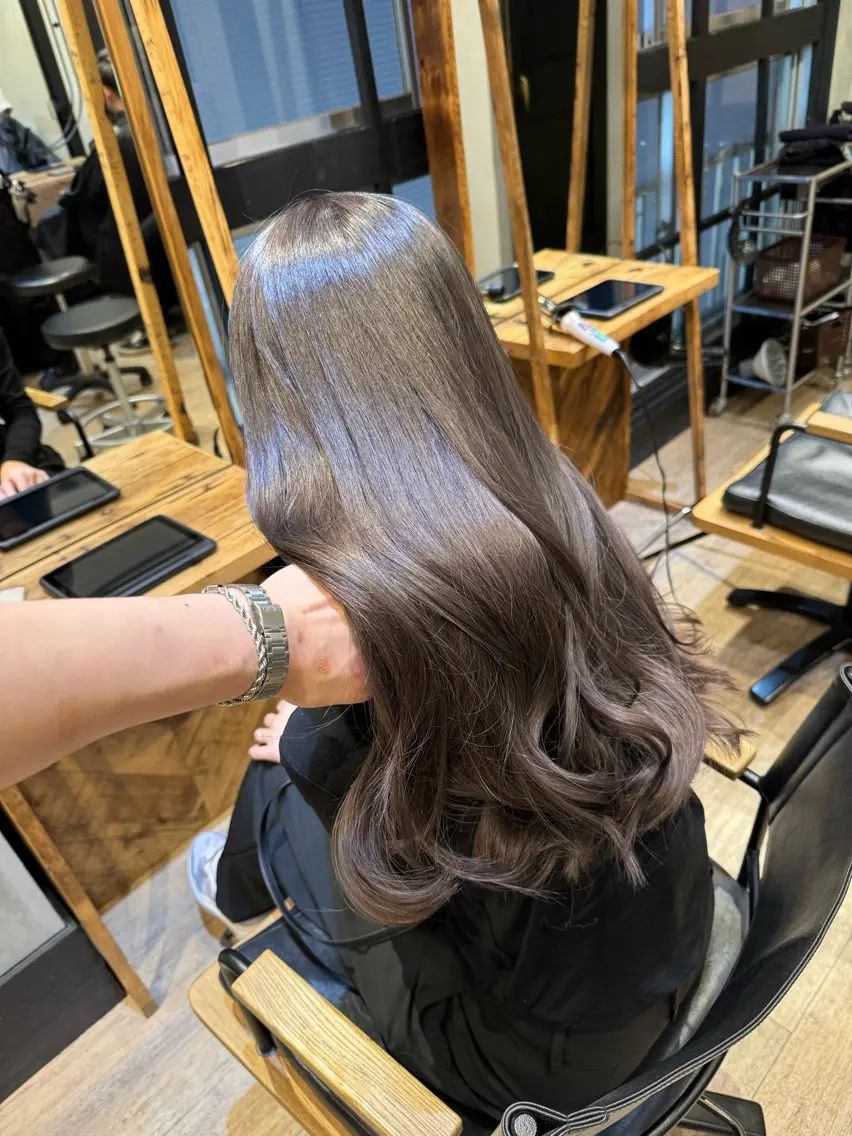 セミロング カット ヘアカラー トリートメント 新宿/顔周りカット +レイヤー=しずく♩のヘアスタイル